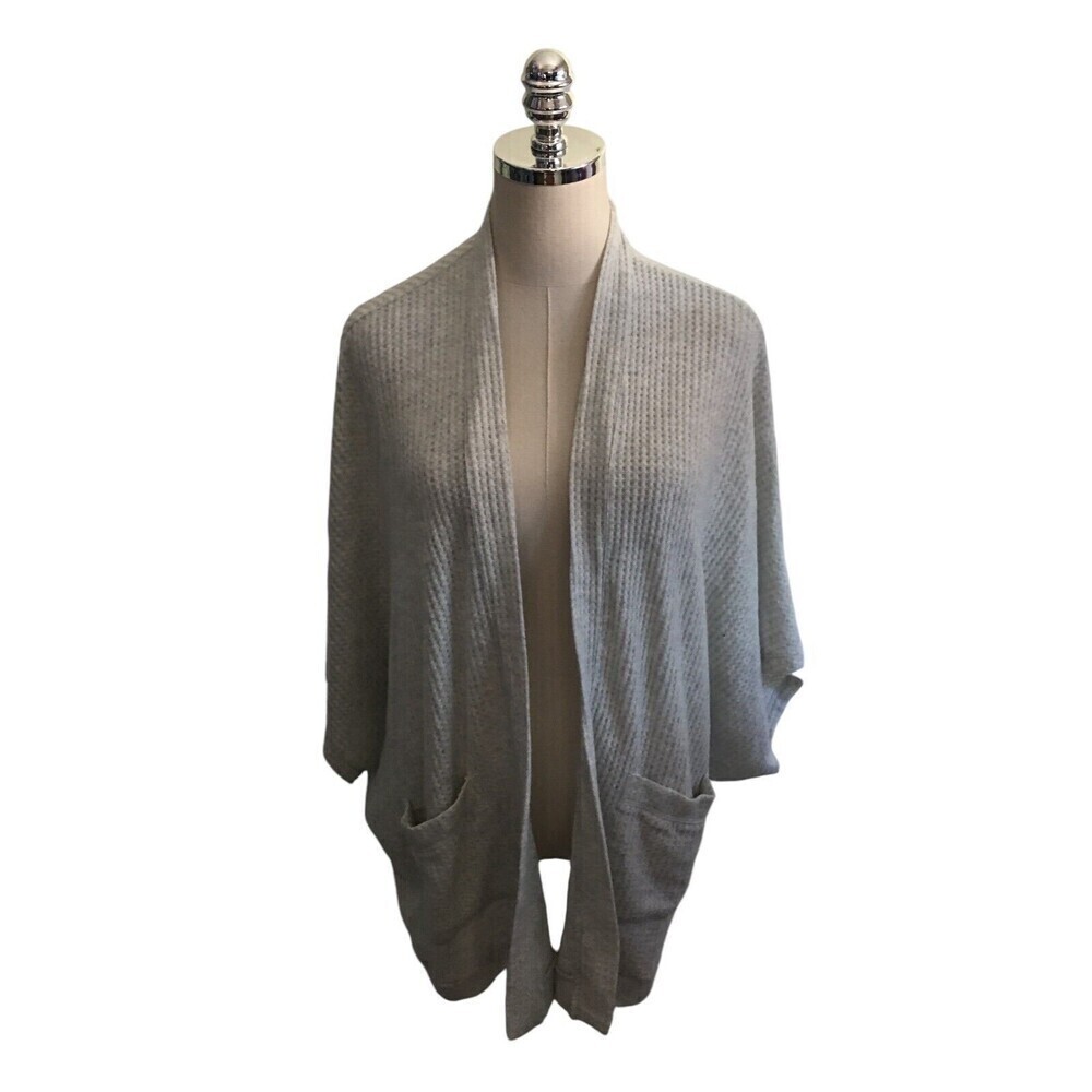 Jack BB Dakota Cardigan Women's Size Small Light Heather Gray Go Lightly